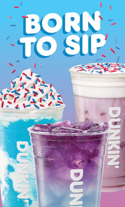 Dunkin'® Goes Full Red, White and Brew with Festive New Menu and